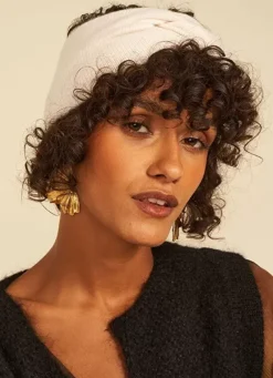 Sud Express Shoes & Accessories|Bandeau Cache Oreilles, 100% Cachemire Milk Bruce