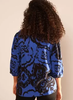 Sud Express Tops & Blouses|Blouse Imprimee Encolure Tunisienne Neon Tonyx