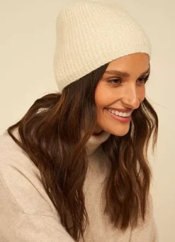 Sud Express Shoes & Accessories|Bonnet A Cotes Ecru Bobun