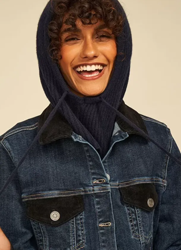 Sud Express Shoes & Accessories|Cagoule En Cotes Avec Liens De Serrage Marine Bennyx