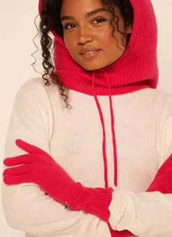 Sud Express Shoes & Accessories|Cagoule En Cotes Avec Liens De Serrage Framboise Bennyx