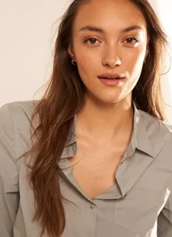 Sud Express Tops & Blouses|Chemise Classique Amande Cortaline