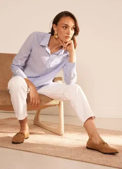 Sud Express Tops & Blouses|Chemise Classique Ciel Cortana