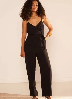 Sud Express Dresses & Overall|Combinaison Pantalon A Bretelles Noir Cubalia