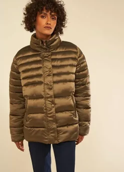 Sud Express Jackets & Coats|Doudoune Manches Longues Kaki 2 Tons Vigary