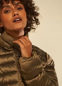 Sud Express Jackets & Coats|Doudoune Manches Longues Kaki 2 Tons Vigary