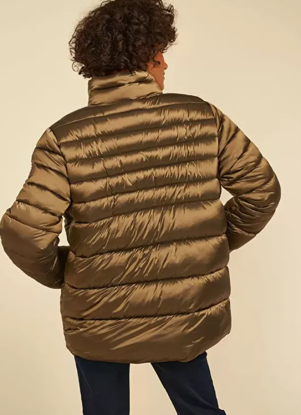 Sud Express Jackets & Coats|Doudoune Manches Longues Kaki 2 Tons Vigary
