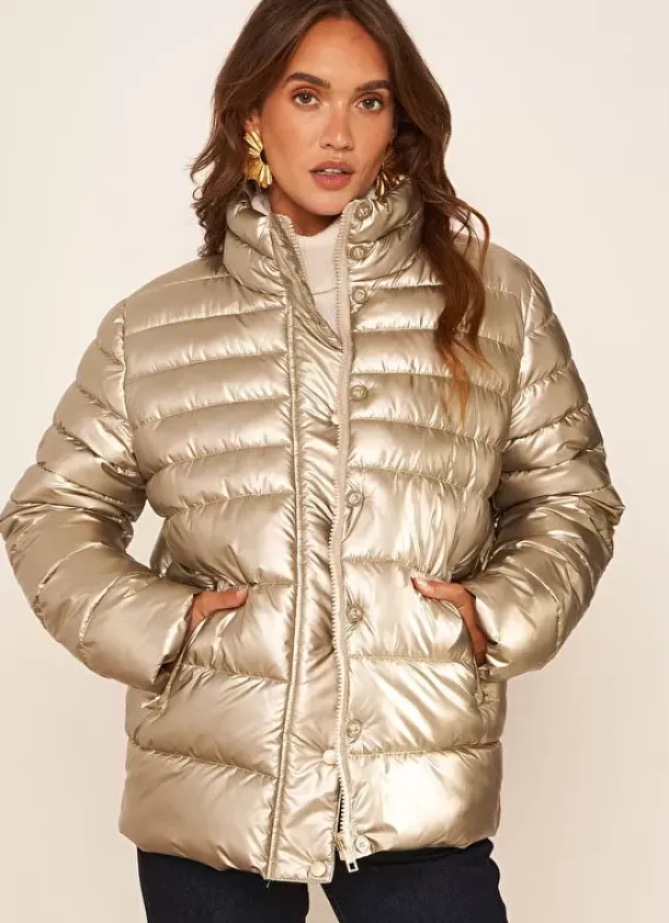 Sud Express Jackets & Coats|Doudoune Manches Longues Gold Vigold