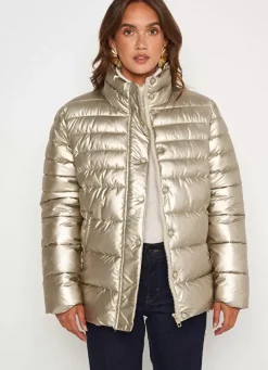 Sud Express Jackets & Coats|Doudoune Manches Longues Gold Vigold