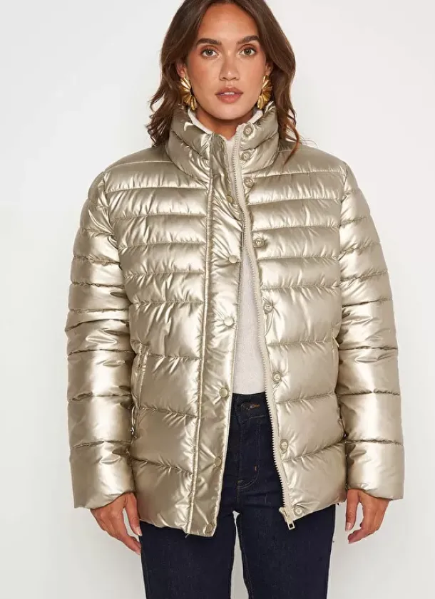 Sud Express Jackets & Coats|Doudoune Manches Longues Gold Vigold
