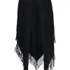 Sud Express Shoes & Accessories|Echarpe A Franges Noir Emmy