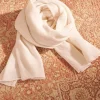 Sud Express Shoes & Accessories|Echarpe En Cachemire Milk Elise