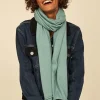 Sud Express Shoes & Accessories|Echarpe En Maille Douce Celadon Eleonore