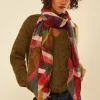 Sud Express Shoes & Accessories|Foulard Imprime Corail Eddi