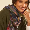 Sud Express Shoes & Accessories|Foulard Imprime Framboise Eliez