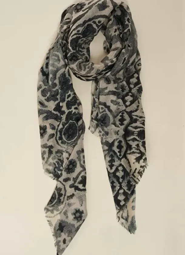 Sud Express Shoes & Accessories|Foulard Imprime Indigo Eily