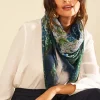 Sud Express Shoes & Accessories|Foulard Imprime Indigo Elinka