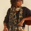 Sud Express Shoes & Accessories|Foulard Imprime Kaki Elif