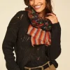 Sud Express Shoes & Accessories|Foulard Imprime Noir Elsy