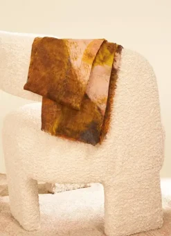 Sud Express Shoes & Accessories|Foulard Imprime Ocre Elioth