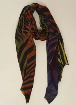 Sud Express Shoes & Accessories|Foulard Imprime Violet Eimy