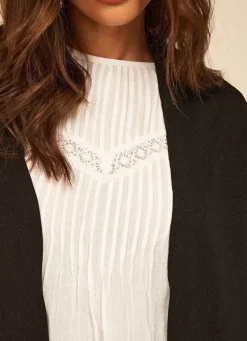 Sud Express Jumpers & Cardigans|Gilet Oversize Noir Gaston