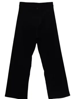 Sud Express Trousers & Jeans|Jean Large, Taille Haute Sans Coutures Sur Les Cotes Noir Clara