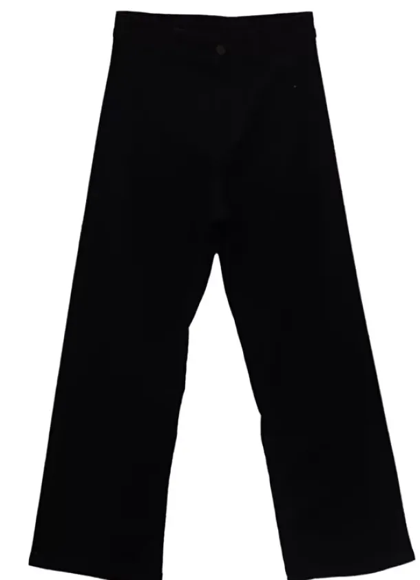 Sud Express Trousers & Jeans|Jean Large, Taille Haute Sans Coutures Sur Les Cotes Noir Clara