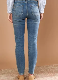 Sud Express Trousers & Jeans|Jean Slim Cinq Poches Medium Dark Sto Stella