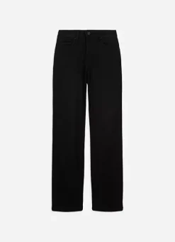 Sud Express Trousers & Jeans|Jean Taille Haute Cinq Poches Black Stone Debby