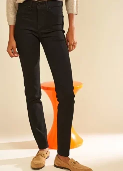 Sud Express Trousers & Jeans|Jegging A Taille Medium Noir Jenny