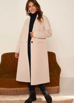 Sud Express Jackets & Coats|Manteau En Laine Craie Metoile