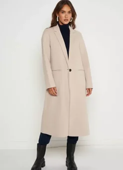 Sud Express Jackets & Coats|Manteau En Laine Craie Metoile