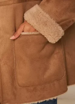Sud Express Jackets & Coats|Manteau Fausse Fourrure Camel Myan