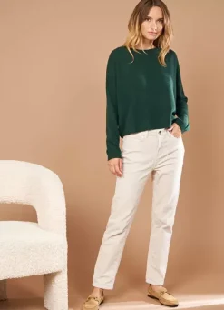 Sud Express Trousers & Jeans|Pantalon Boyfriend Velours Pierre Pavlina