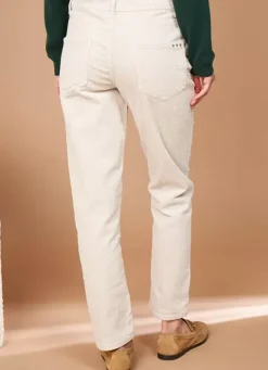 Sud Express Trousers & Jeans|Pantalon Boyfriend Velours Pierre Pavlina