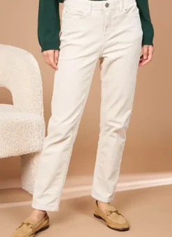 Sud Express Trousers & Jeans|Pantalon Boyfriend Velours Pierre Pavlina