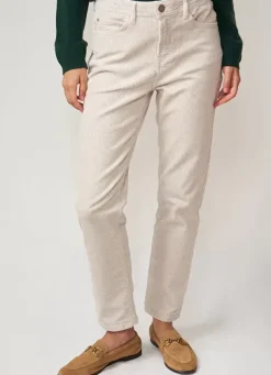 Sud Express Trousers & Jeans|Pantalon Boyfriend Velours Pierre Pavlina