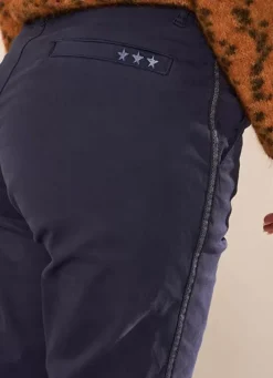 Sud Express Trousers & Jeans|Pantalon Chino Bleu Pirma