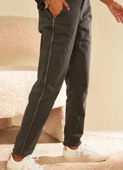 Sud Express Trousers & Jeans|Pantalon Chino Plomb Pirma
