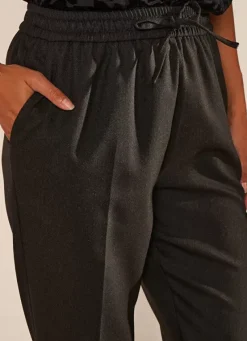 Sud Express Trousers & Jeans|Pantalon Coupe Jogging Anthracite Parina