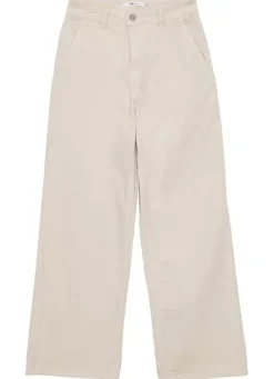Sud Express Trousers & Jeans|Pantalon Droit Taille Haute En Velours Cotele Pierre Passyla