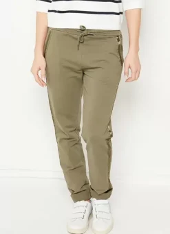 Sud Express Trousers & Jeans|Pantalon Jogging Kaki Poerava