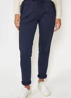 Sud Express Trousers & Jeans|Pantalon Jogging Marine Poerava