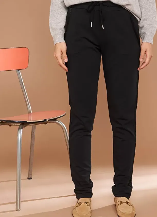 Sud Express Trousers & Jeans|Pantalon Jogging Noir Poerava