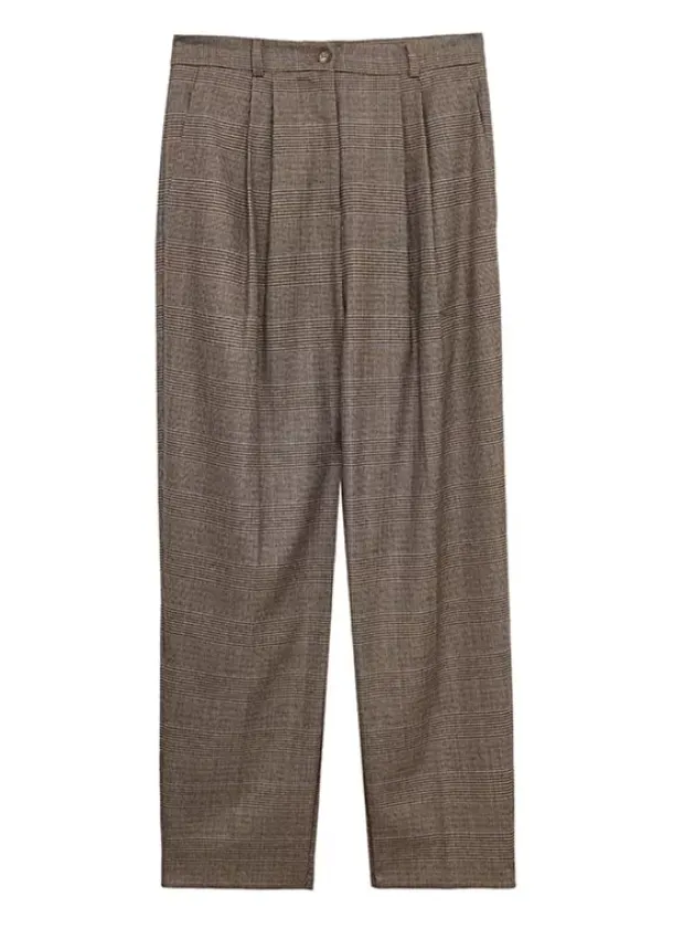 Sud Express Trousers & Jeans|Pantalon Tailleur Beige Philia