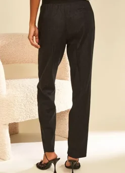 Sud Express Trousers & Jeans|Pantalon Tailleur Noir Pao