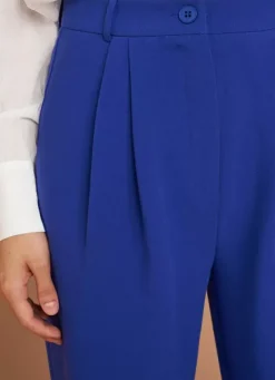 Sud Express Trousers & Jeans|Pantalon Tailleur Taille Haute Neon Pasalta