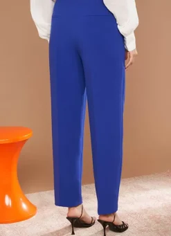 Sud Express Trousers & Jeans|Pantalon Tailleur Taille Haute Neon Pasalta