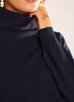 Sud Express Jumpers & Cardigans|Pull 100% Cachemire Marine Missy